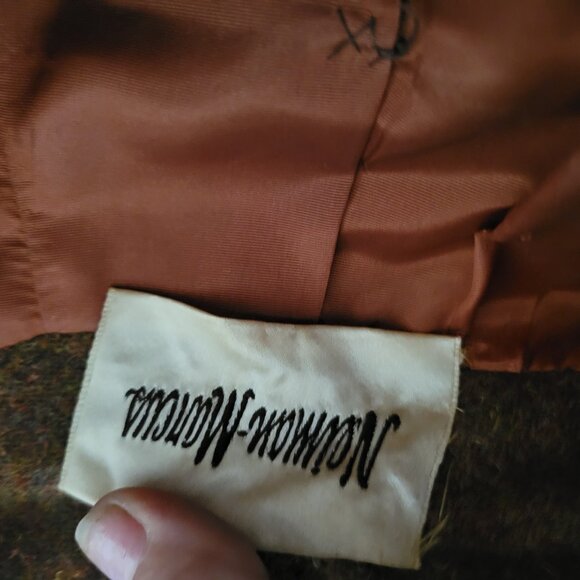 Vintage 1950's Wool 2PC Bolero Jacket and Skirt for Neiman Marcus - Picture 8 of 9